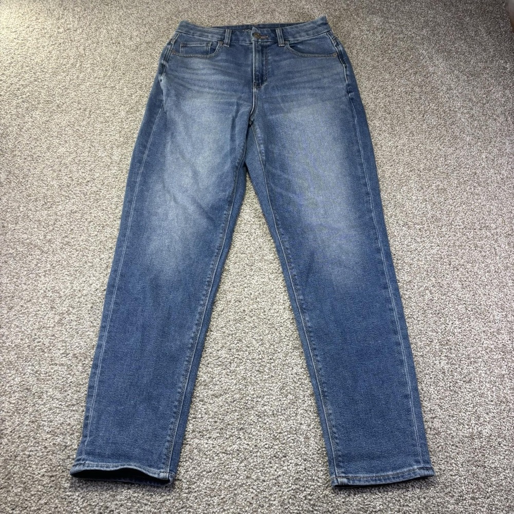American Eagle Curvy Mom Jeans Womens 4 Blue Medium Wash Stretch Denim 28x28